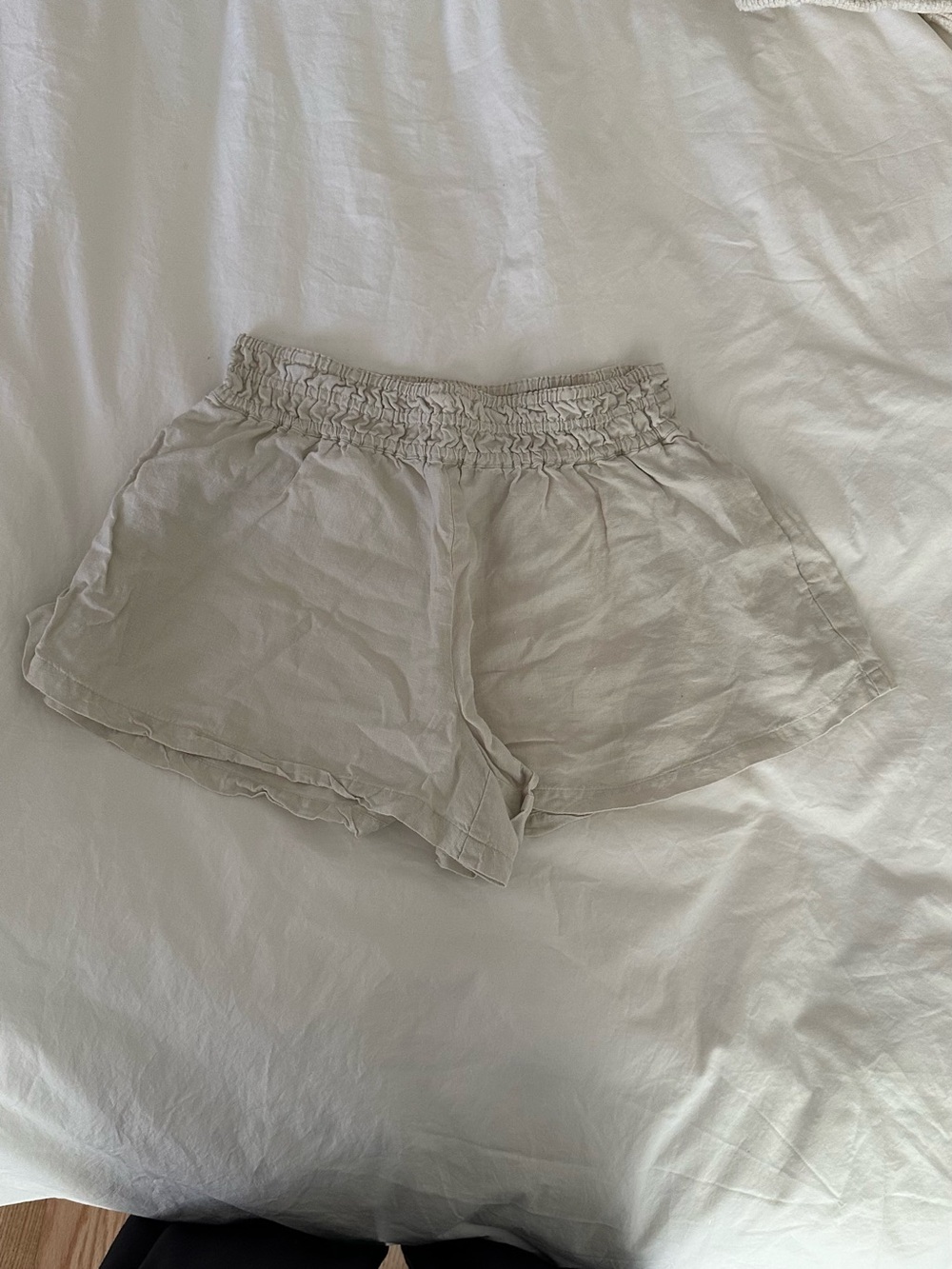 Anthropologie Somerset Linen Shorts